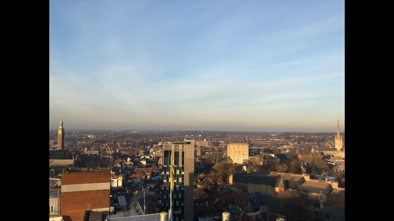Amazing views as Norwich's newest 'tallest building' is topped out