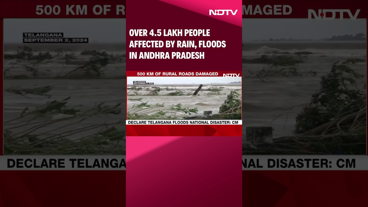Andhra Pradesh News | Over 4.5 Lakh People Affected By Rain, Floods In Andhra Pradesh