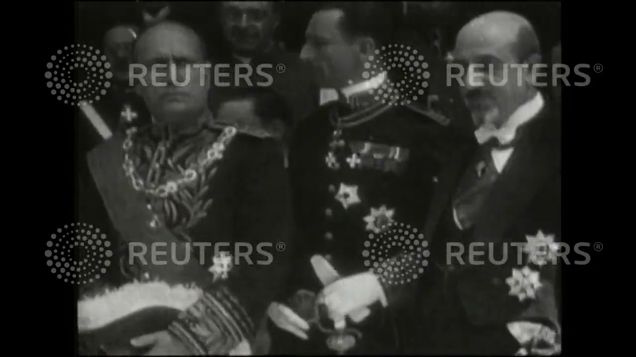 1929 VATICAN: Exchange of Lateran Treaties between Italy and the Vatican