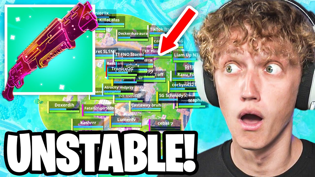 I Hosted a UNSTABLE Weapon Only Tournament In Fortnite! (Overpowered)