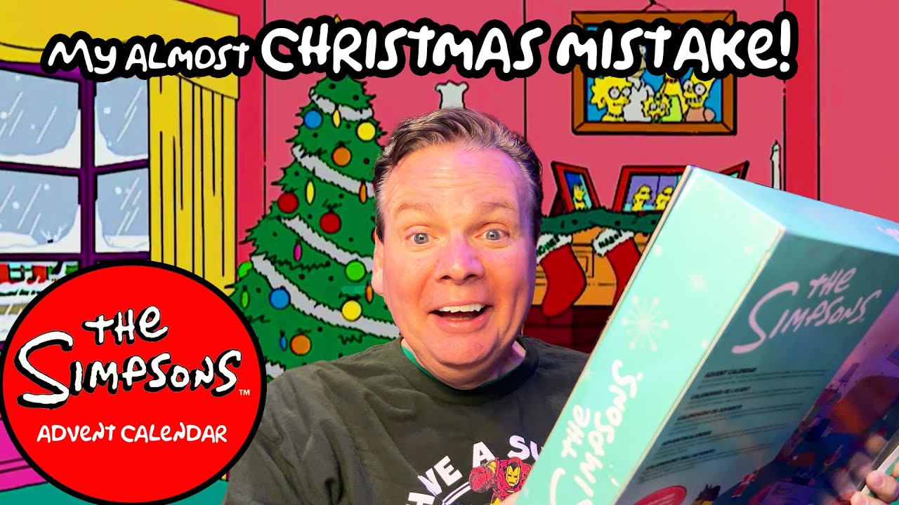 This almost was a Simpsons Christmas mistake! jakks pacific advent calendar unbox and review!