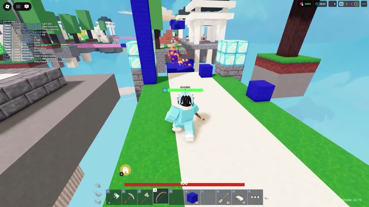 PLAYING SQUADES IN ROBLOX BEDWARS WITH MY FRIENDS