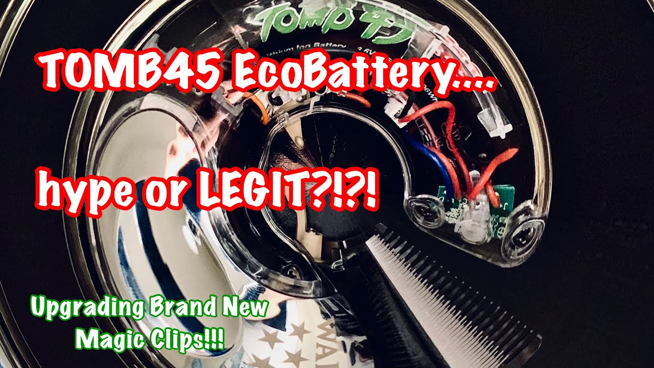 TOMB45 Eco Battery... Hype or LEGIT?!?! Upgrading Brand New Wahl Magic Clips