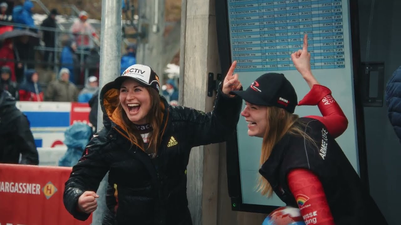 Portrait Luge World Champion Julia Taubitz preparing for the Home Game