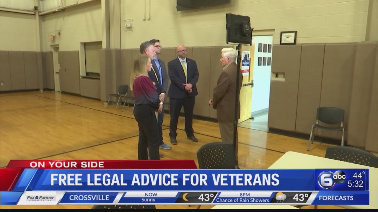 Free legal advice for veterans