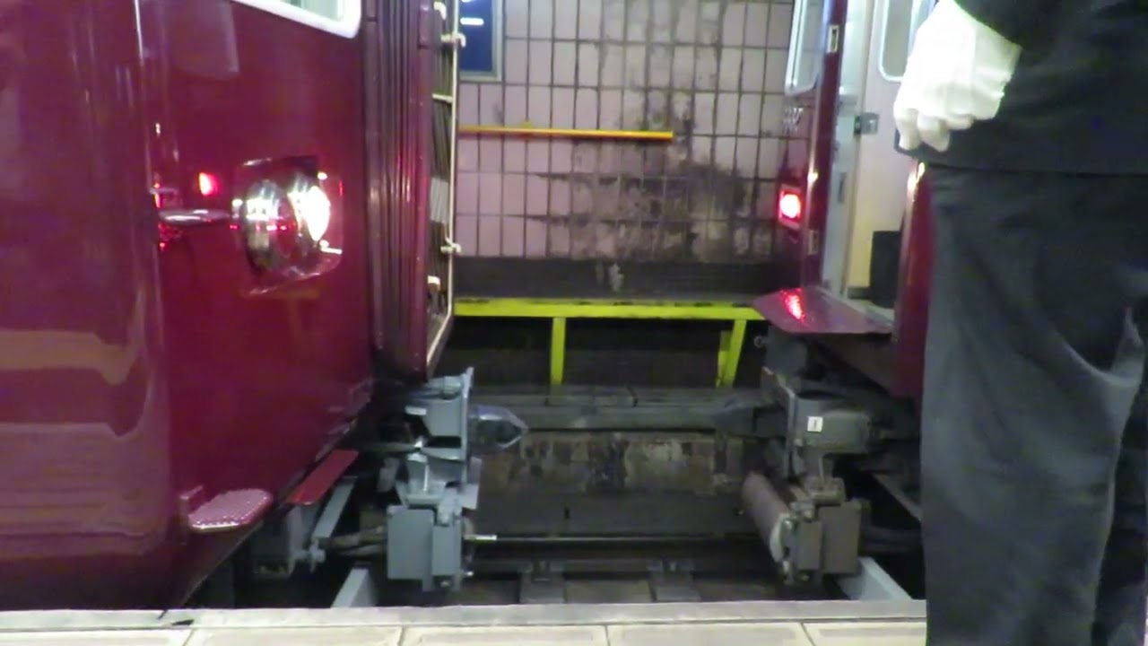 阪急7300系快速急行大阪梅田行き、増結車連結作業②
