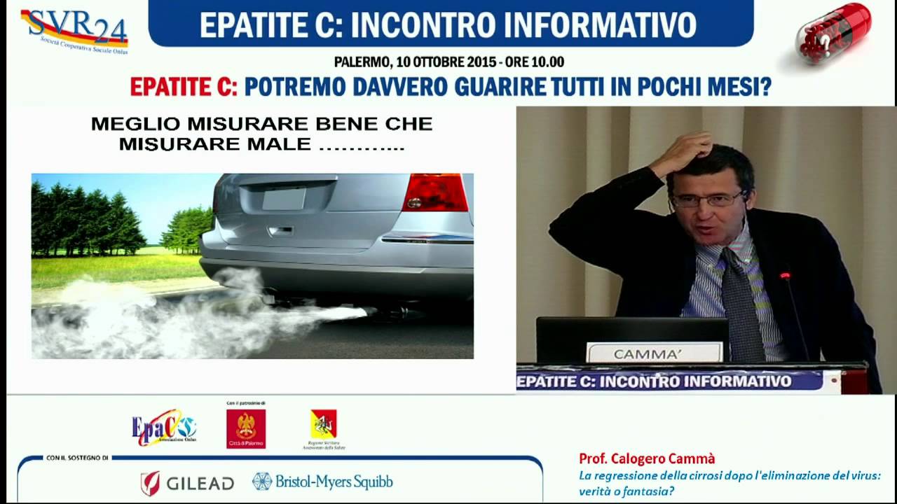 La regressione della cirrosi: verit&agrave; o fantasia? - Prof. Calogero Camm&agrave;