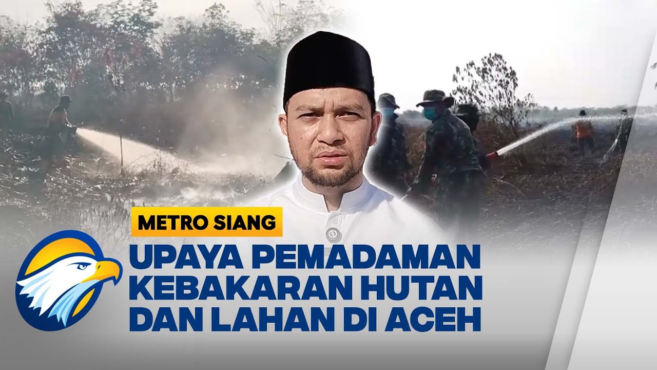 Kebakaran Hutan dan Lahan di Aceh Barat Tembus 50 Hektare - [Metro Siang]
