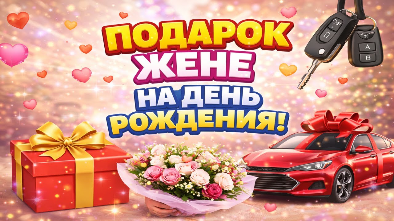 Подарил жене МАШИНУ на день рождение 🎁🚗 | Она не ожидала