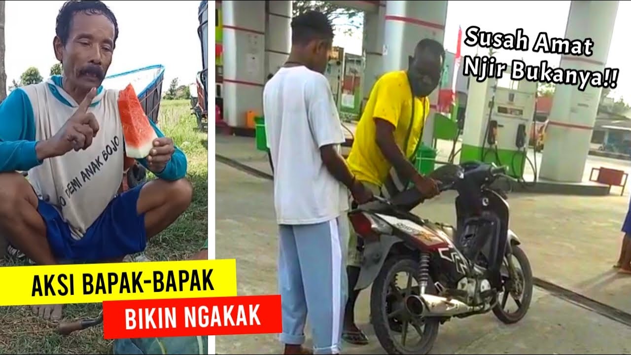 Ngakak Guling-Guling..!! Deretan Aksi Lawak Bapak-Bapak Bikin Tepok Jidat