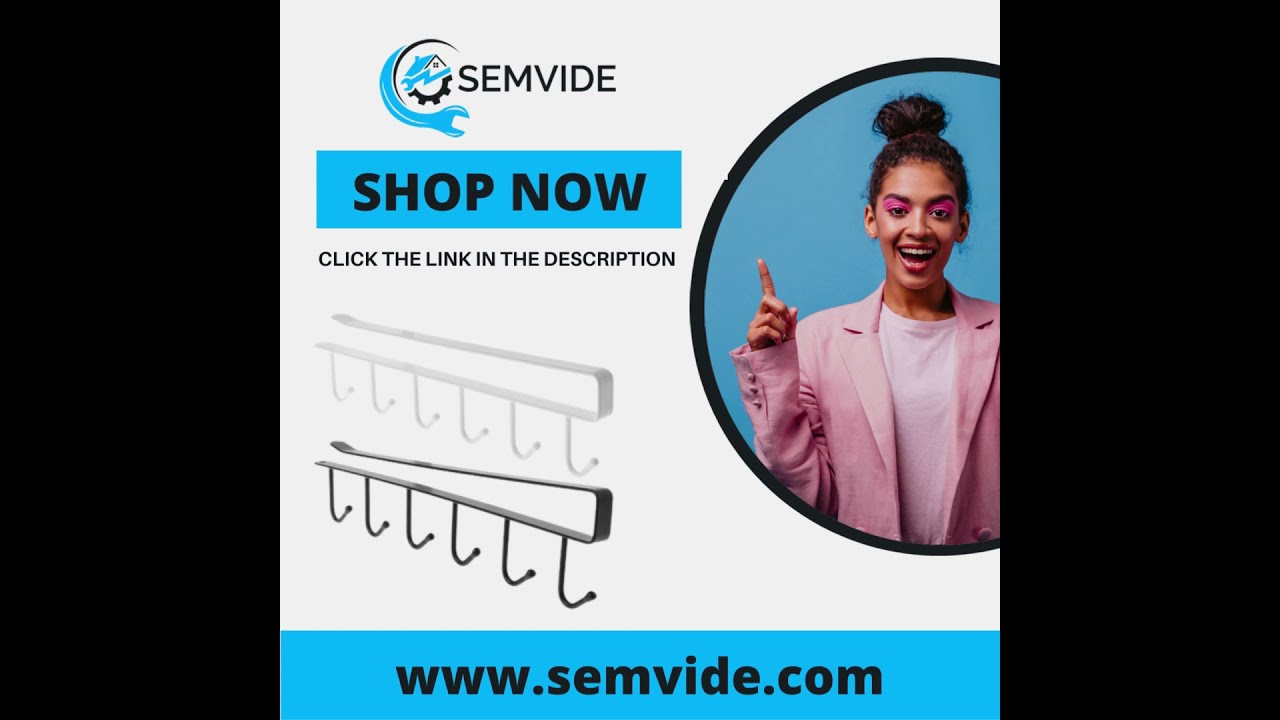 Semvide Multi-functional hook rack(6 Hooks)