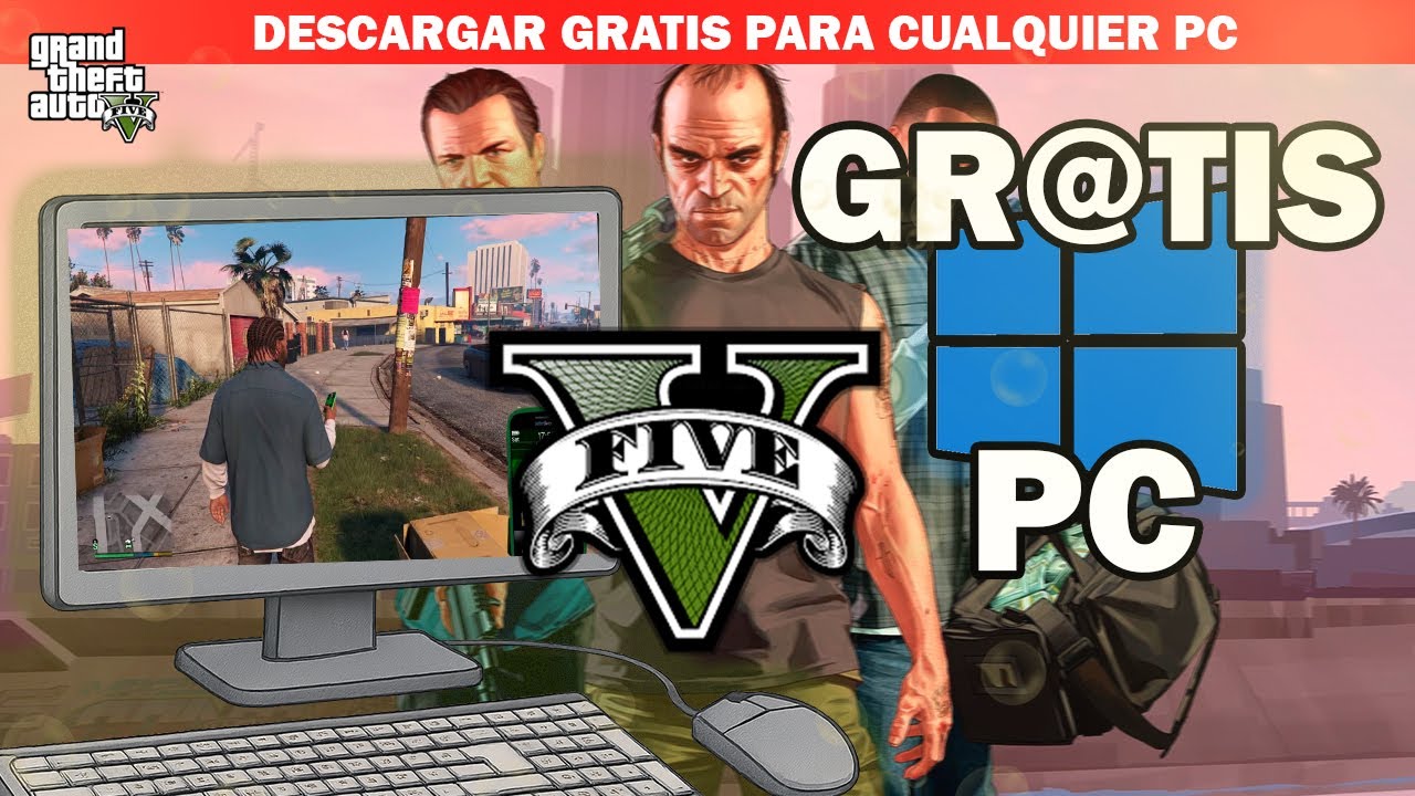 ✅ Como DESCARGAR GTA V Para Cualquier PC con WINDOWS 10/11