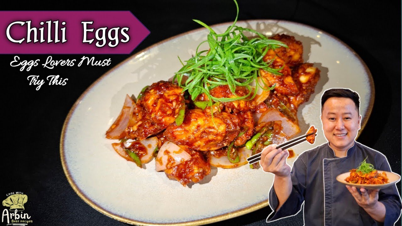 Egg Chilli Recipe Restaurant Style | Egg Lovers Must Try This | Hindi | @Cook with Arbin