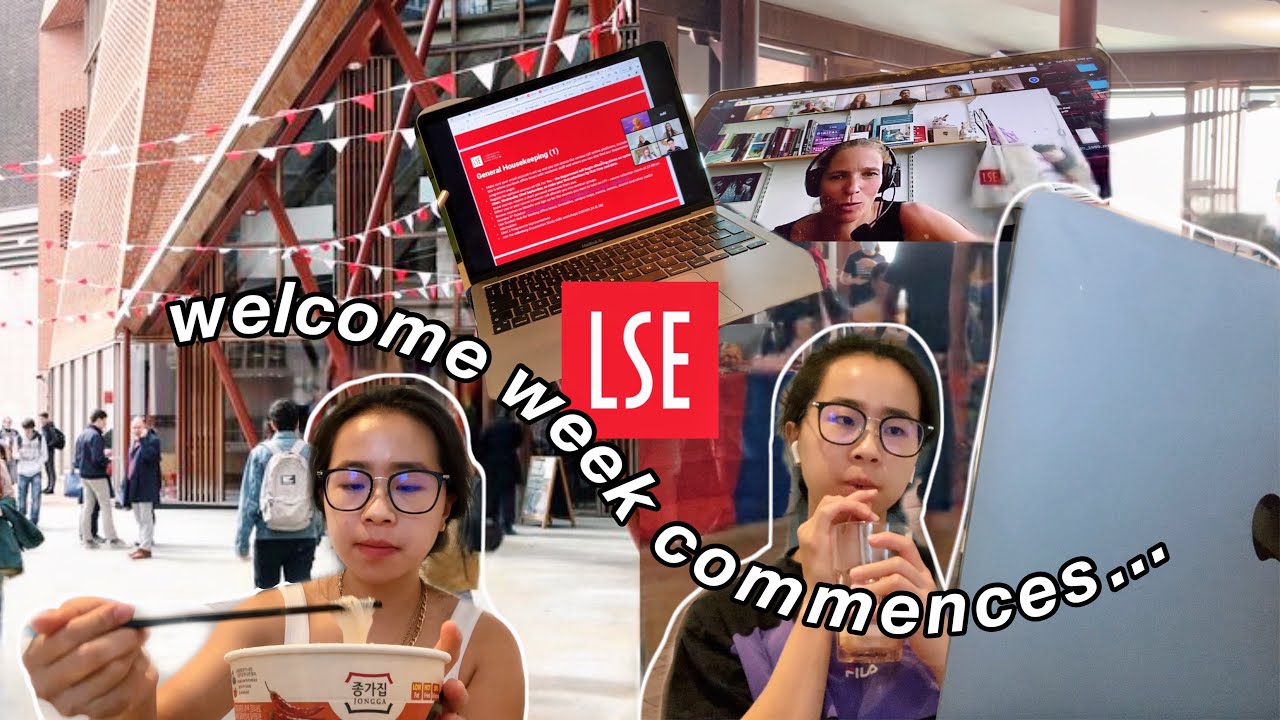 Having no friends…. A LSE Welcome week | London Vlog 🍃