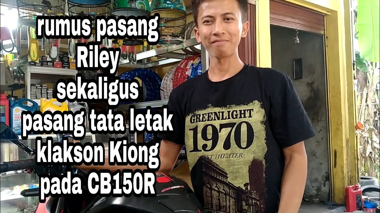 Cara pasang klakson Kiong dan Riley ke cb 150r lid