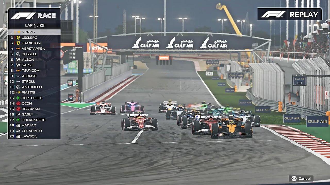 Lando Norris On Fire at Bahrain International Circuit 10 #F125 #LandoNorris