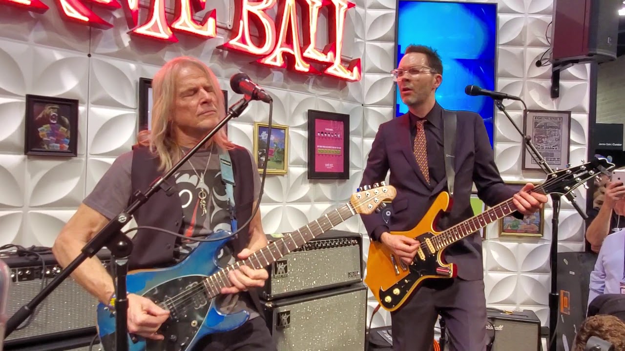 Steve Morse and Paul Gilbert Black Dog NAMM 2020