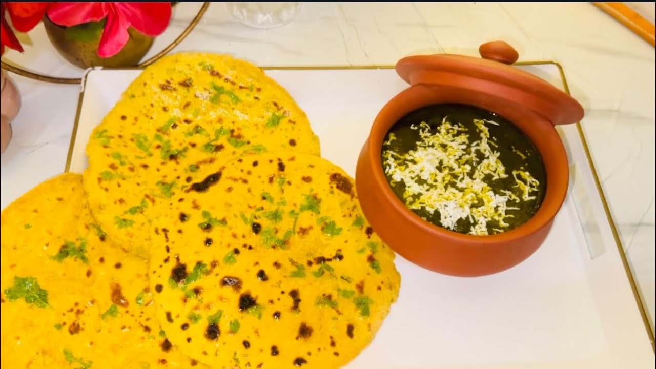 Desi combo green paneer + golden roti classic desi platter | Dinner or lunch recipe