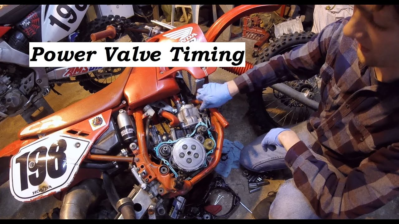 How to time a CR125 power valve (installation and explanation)