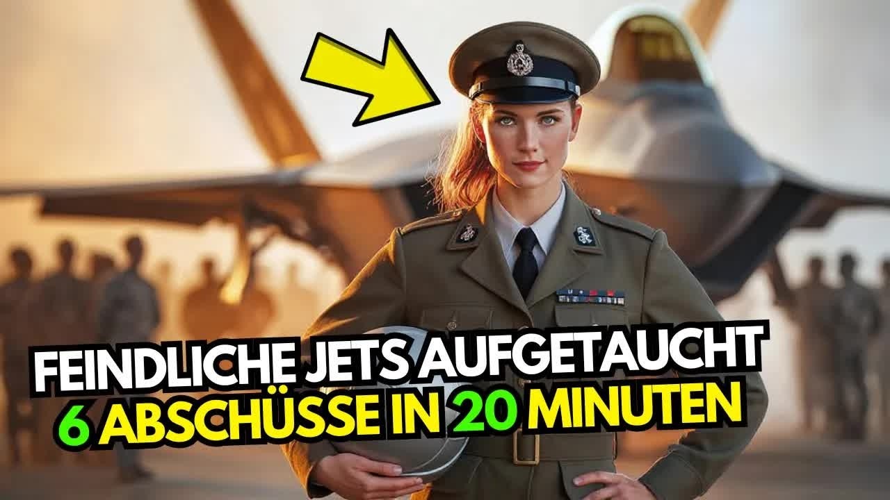 Sie wussten nicht, dass sie Pilotin war – bis sie in 20 Minuten sechs feindliche Jets abschoss
