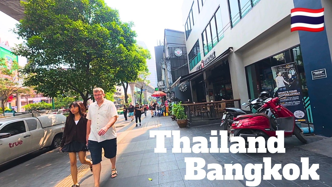 Пешком от BTS Ploenchit до BTS Nana Бангкок Таиланд | Всемирная пешеходная экскурсия