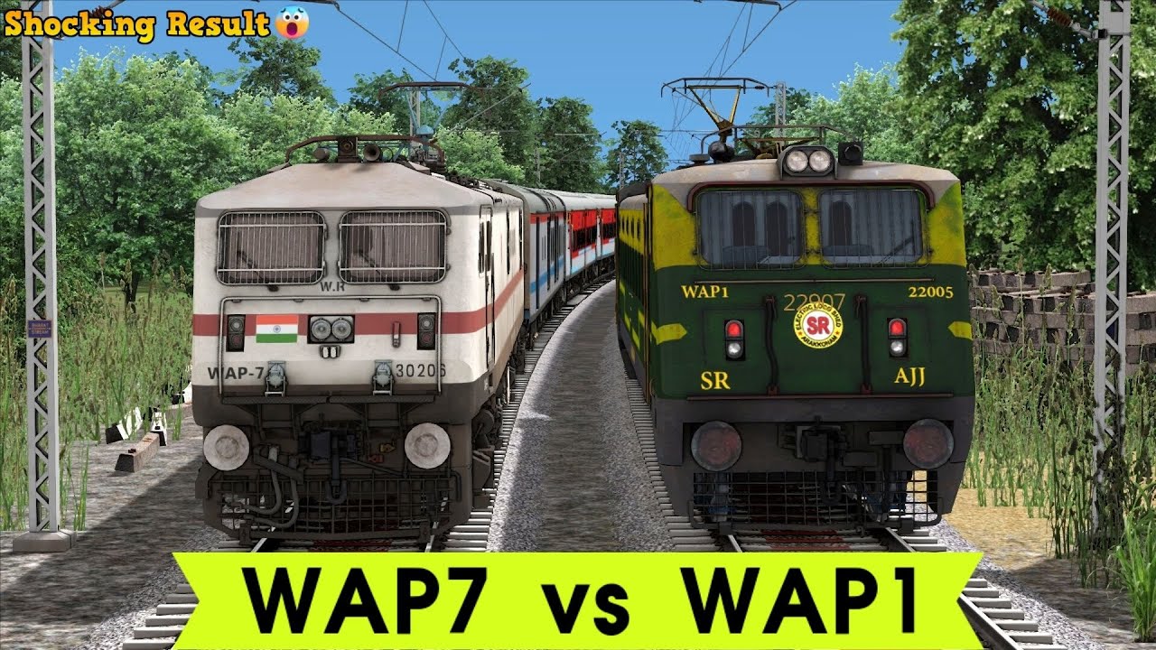 WAP1 vs WAP7 | Speed Test | Who will Win ? | Railworks 3 | TS 2022 | NTG GAMING