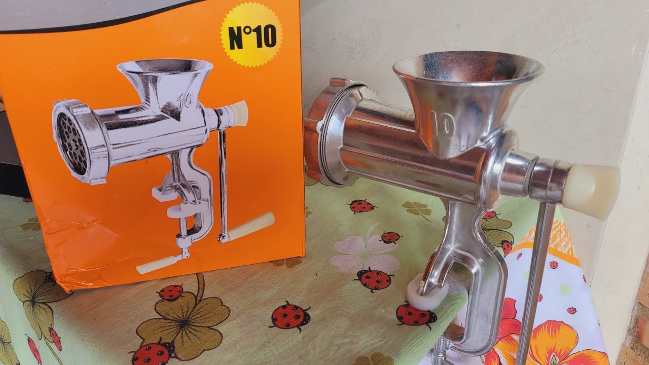 Máquina de moer carne manual