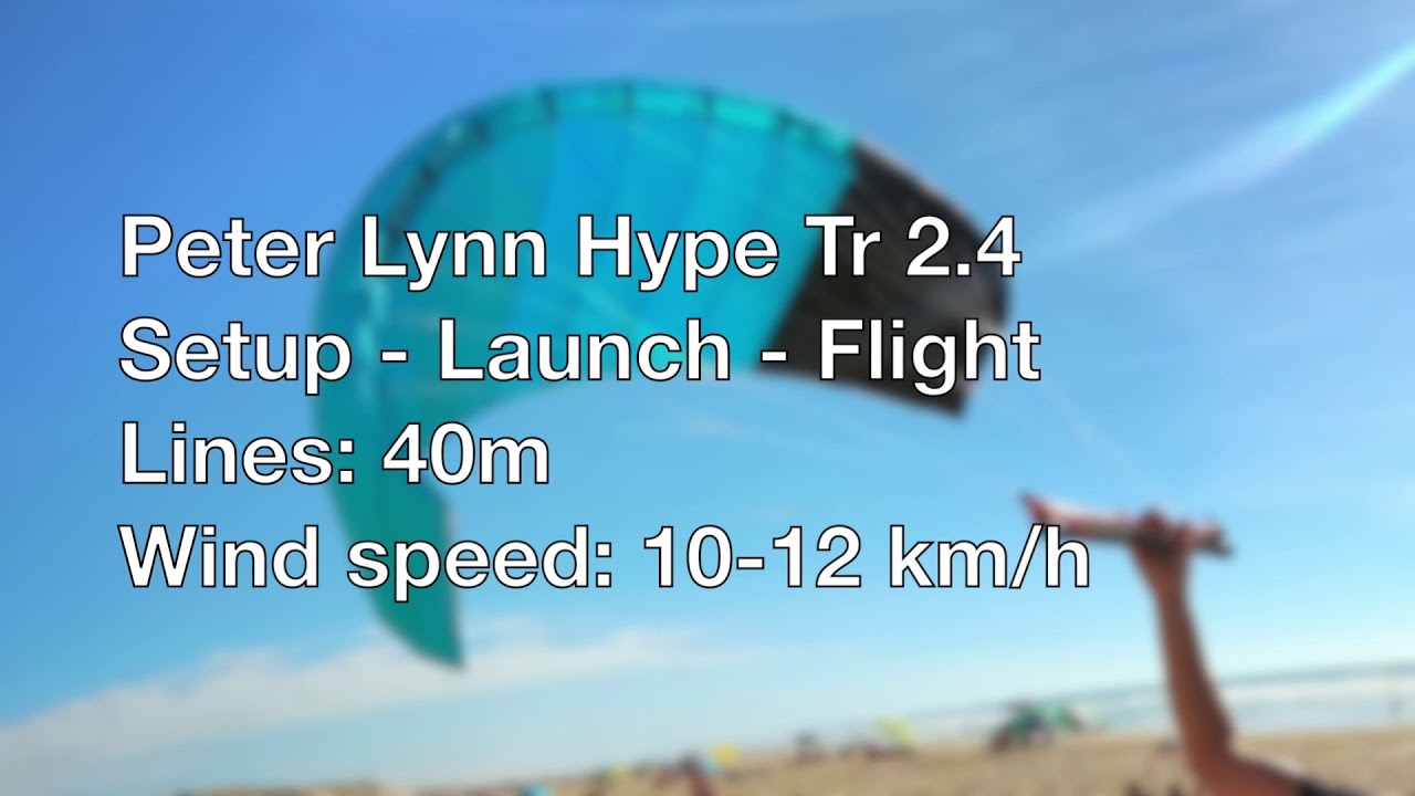 Powerkite Setup & Launch - Peter Lynn Hype Tr 2.4