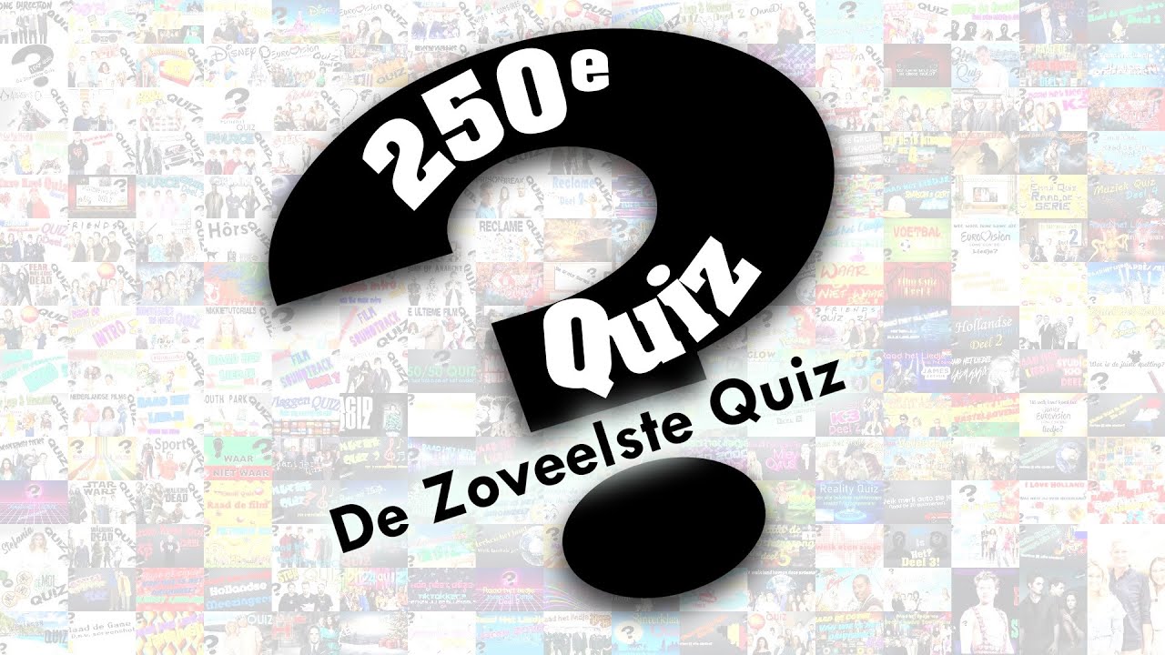 250e QUIZ | GRATIS 25 quizvragen met antwoorden | #pubquiz