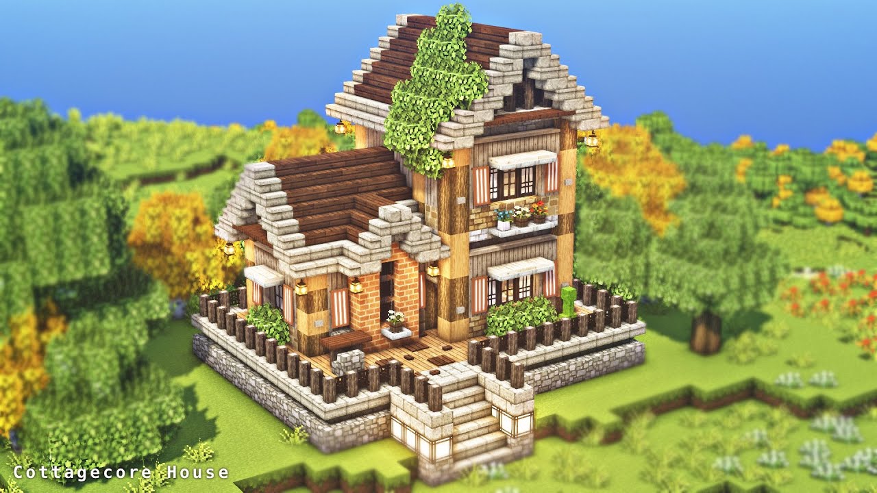 Minecraft | Aesthetic Cottagecore House (Speedbuild)