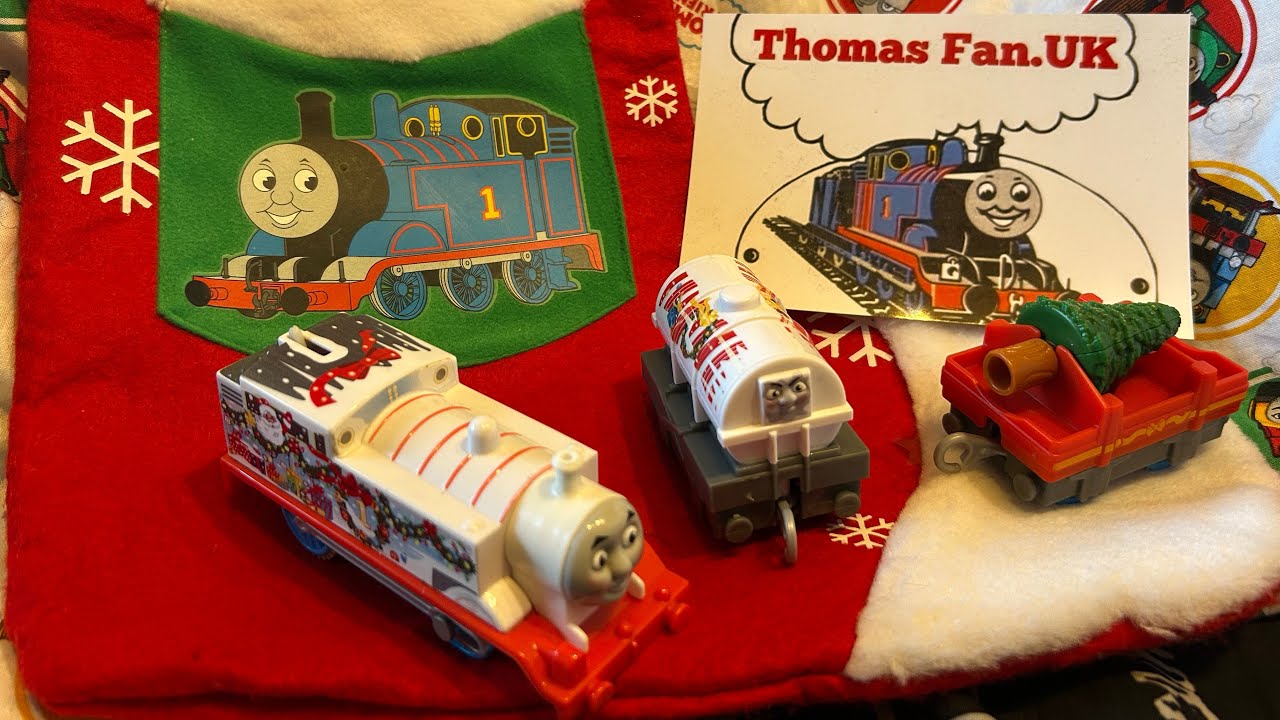 Thomas & Friends Toy Review Episode 72 - Thomas Christmas Train @thomasandfriends @Mattel #train 