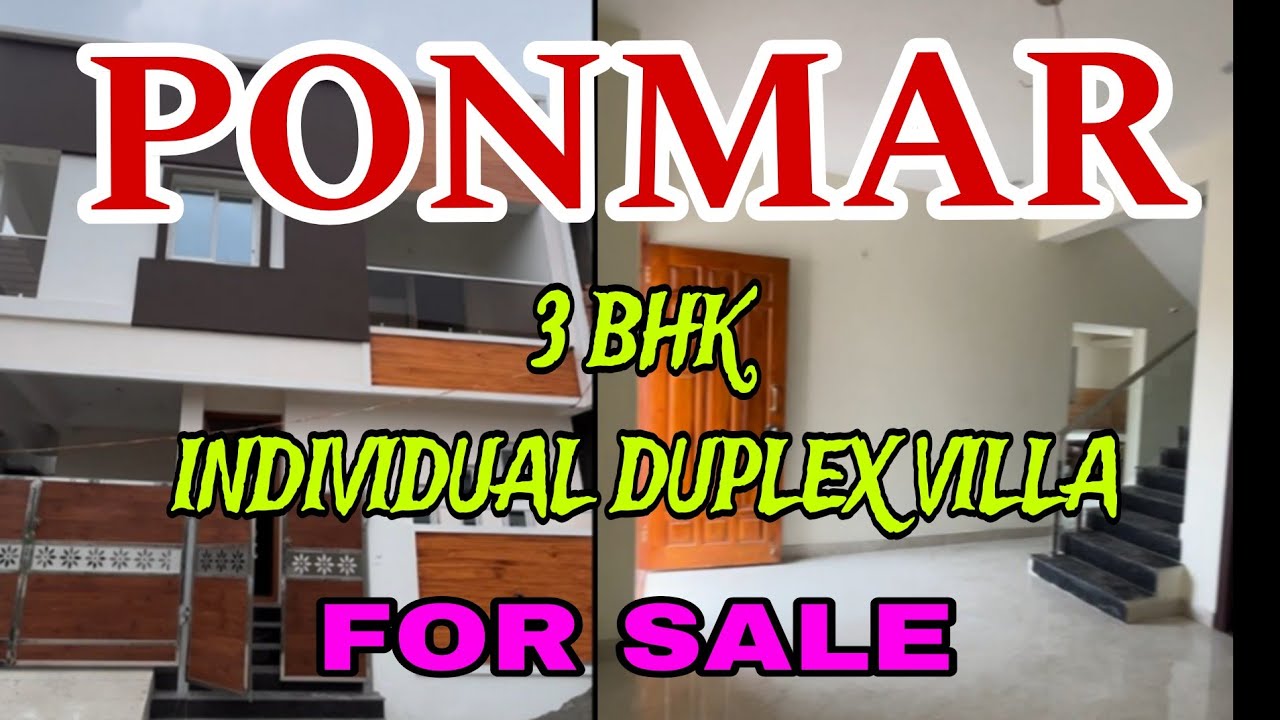 ID:366 Ponmar | Madurapakkam – 3BHK Individual Duplex Villa | Near Medavakkam | Ready to Move
