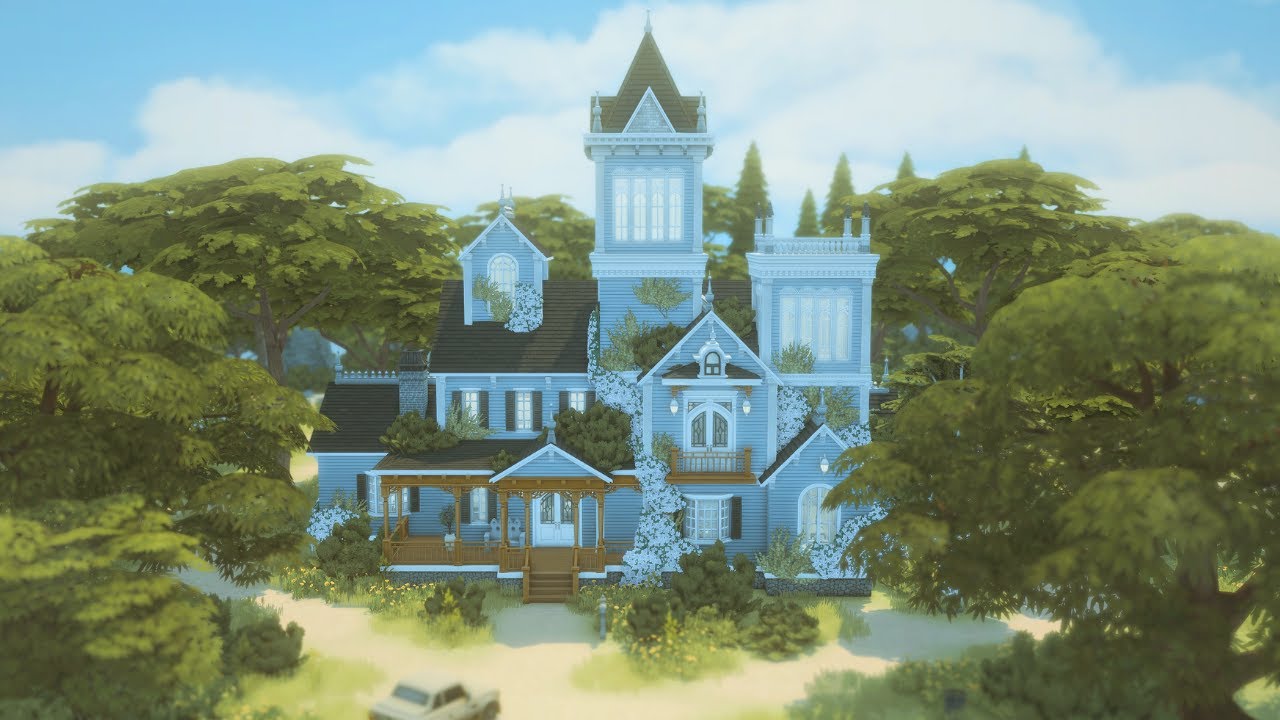 Victorian-Style Family House 🕯️🌹 | The Sims 4 | Speed Build with Ambient Sound | No CC