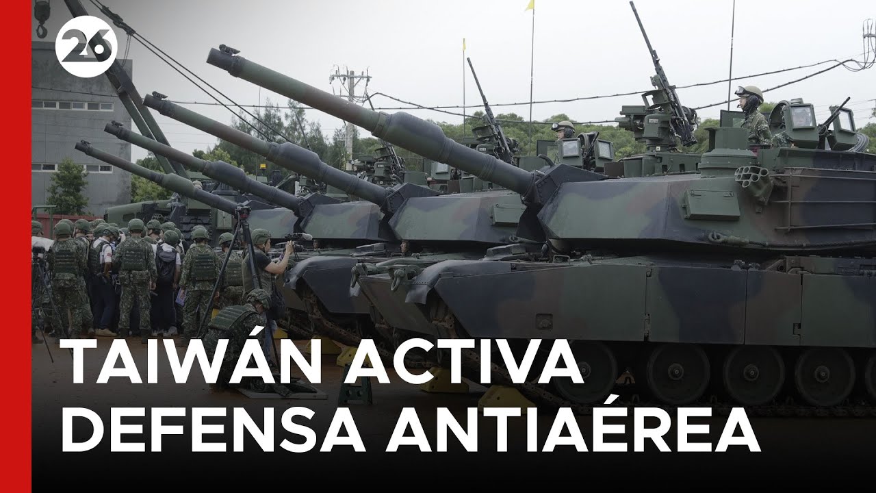 ASIA | Taiwán despliega defensas antiaéreas en medio de sus ejercicios militares anuales