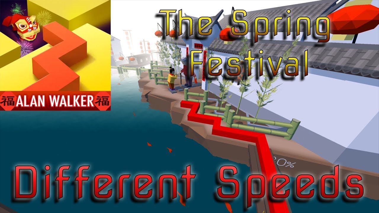 Dancing Line - The Spring Festival (Different Speeds)
