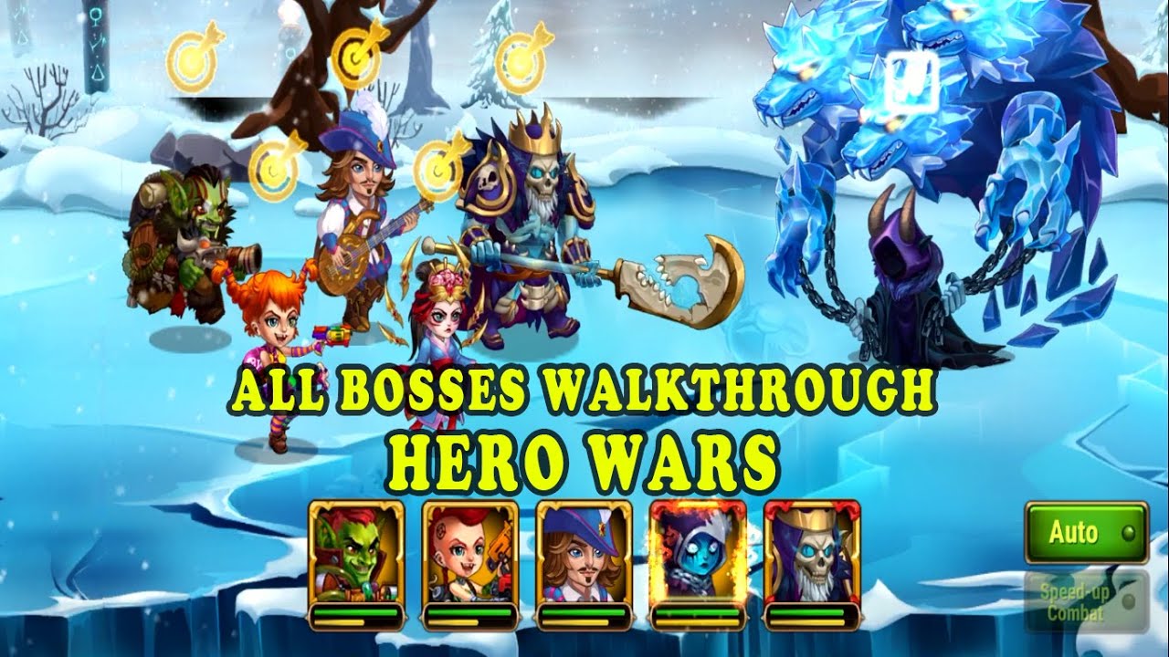 Hero Wars all bosses walkthrough | Eagle Eye Gaming