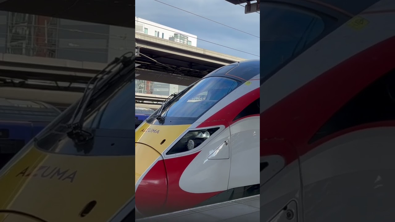 Me doing tones on an LNER Azuma #train #railway #trainspotter #azuma #lner #trainwatching