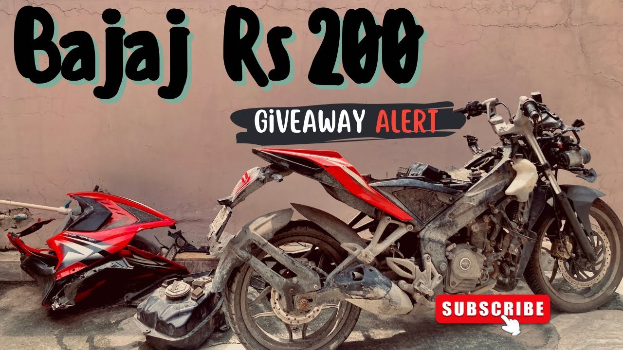 Start new restore project RS200 || giveaway alert || sahil thakran
