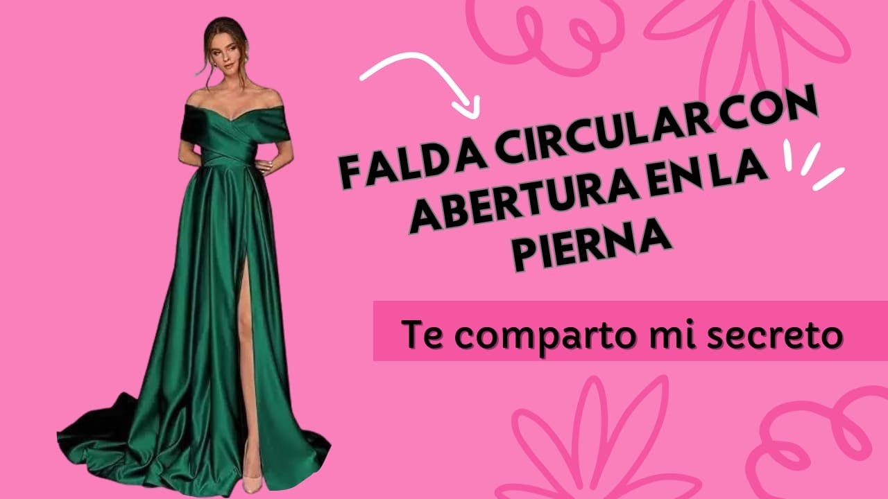FALDA CIRCULAR CON ABERTURA EN LA PIERNA