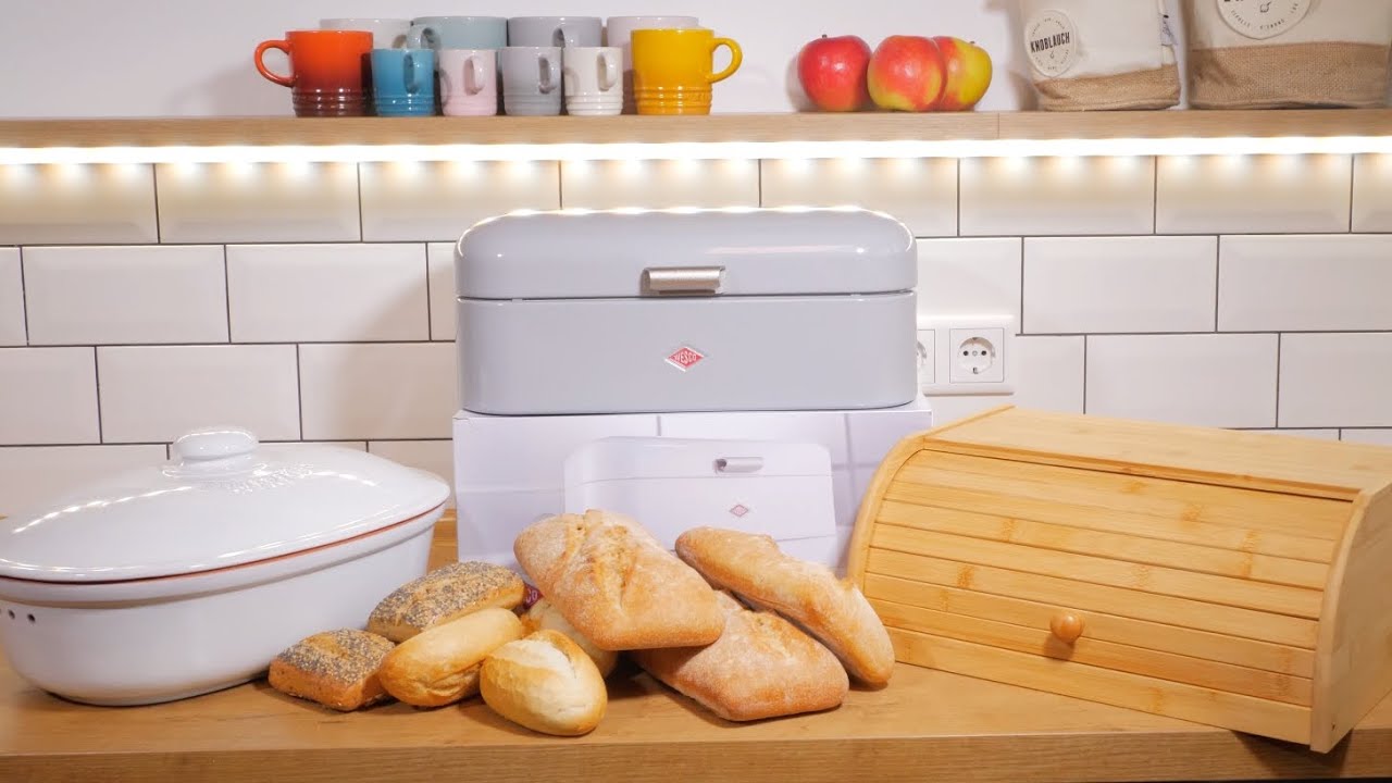 Brotkasten Test - 3 Materialien, doch welches ist am Besten? (Edelstahl, Bambus & Ton)