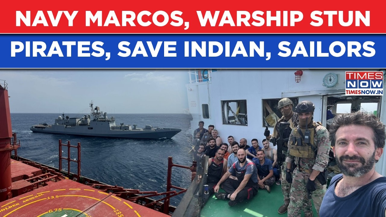 India's Marcos Jolt Pirates: Navy's Stealth Warship Stops Ship Hijacking| Dramatic Pictures Out