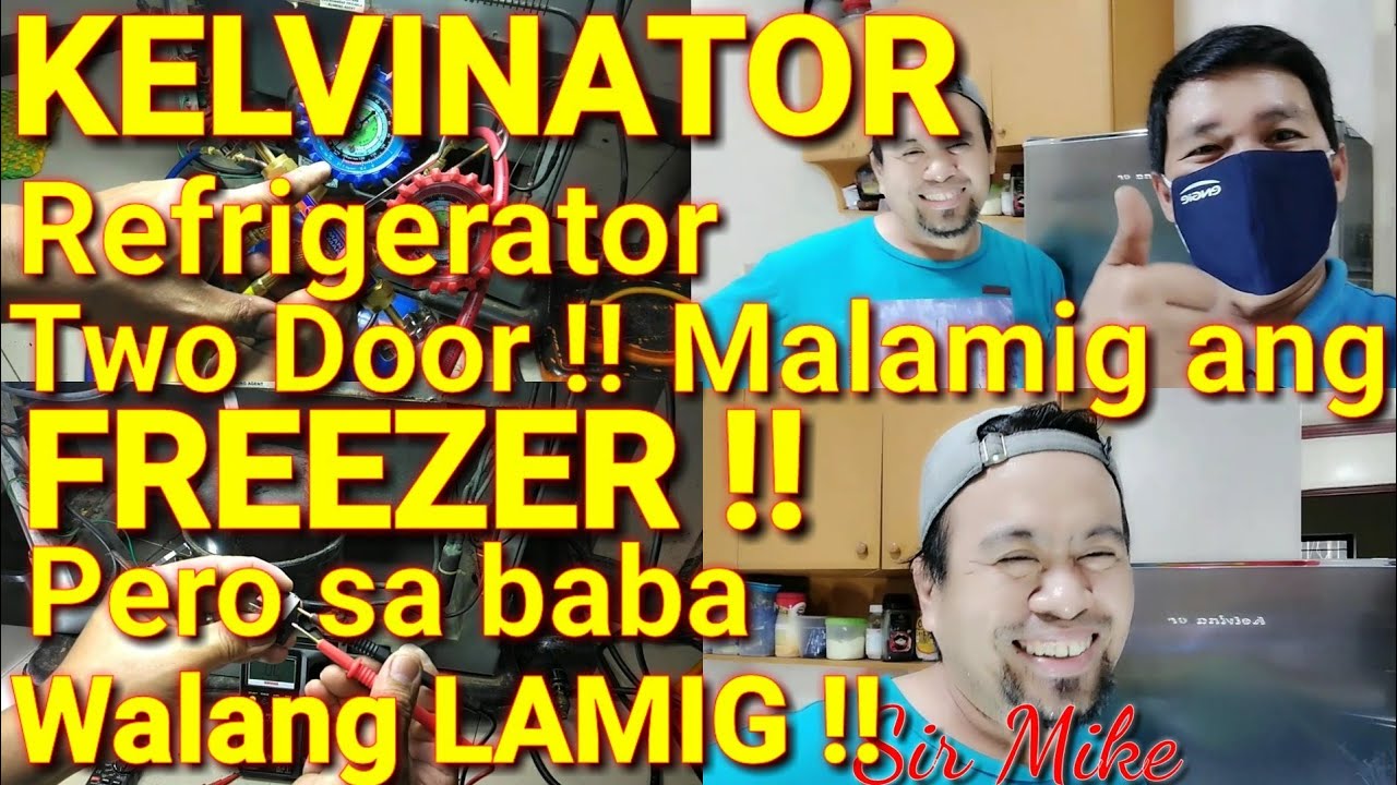 KELVINATOR Refrigerator.FREEZER Malamig. daw pero ang ibaba walang lamig.