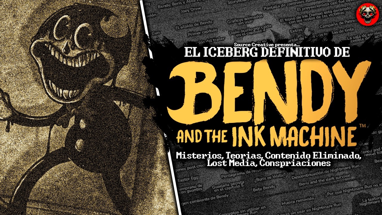EL ICEBERG DEFINITIVO DE BENDY AND THE INK MACHINE | TEORÍAS, SECRETOS, CURIOSIDADES Y MÁS