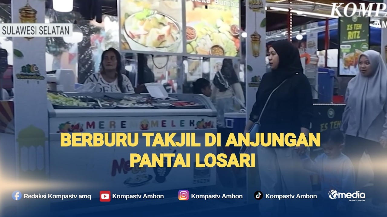 Berburu Takjil di Anjungan Pantai Losari