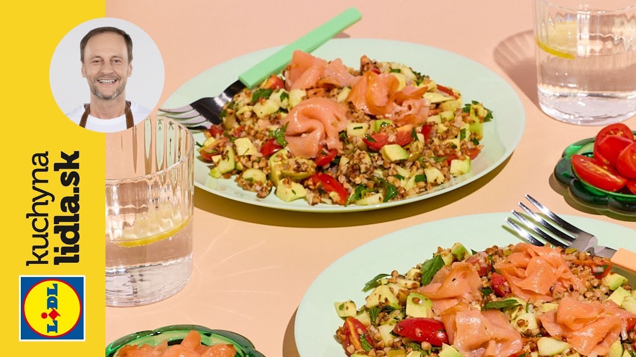 Pohánkový šalát s údeným lososom a avokádom 🥗🥑 | Marcel Ihnačák | Kuchyňa Lidla