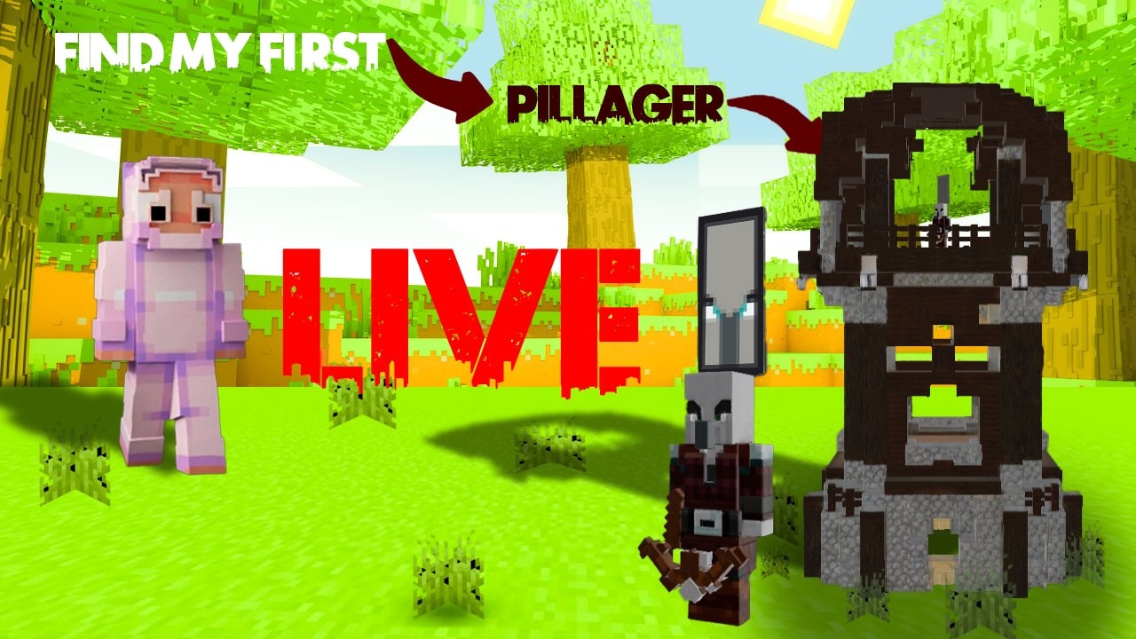 Find my first pillager outpost [ master  live]LIVE