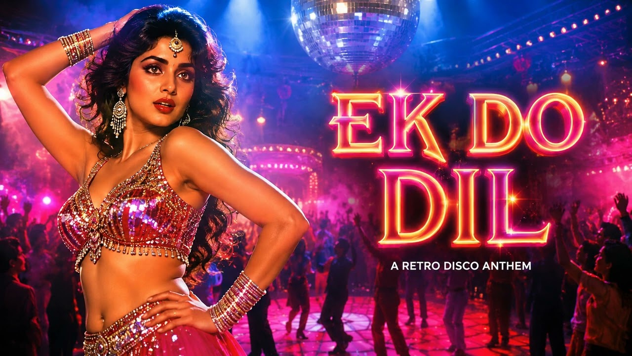 Ek Do Dil ❤️ Retro Bollywood Disco Song | AI Generated 80s Dance Anthem