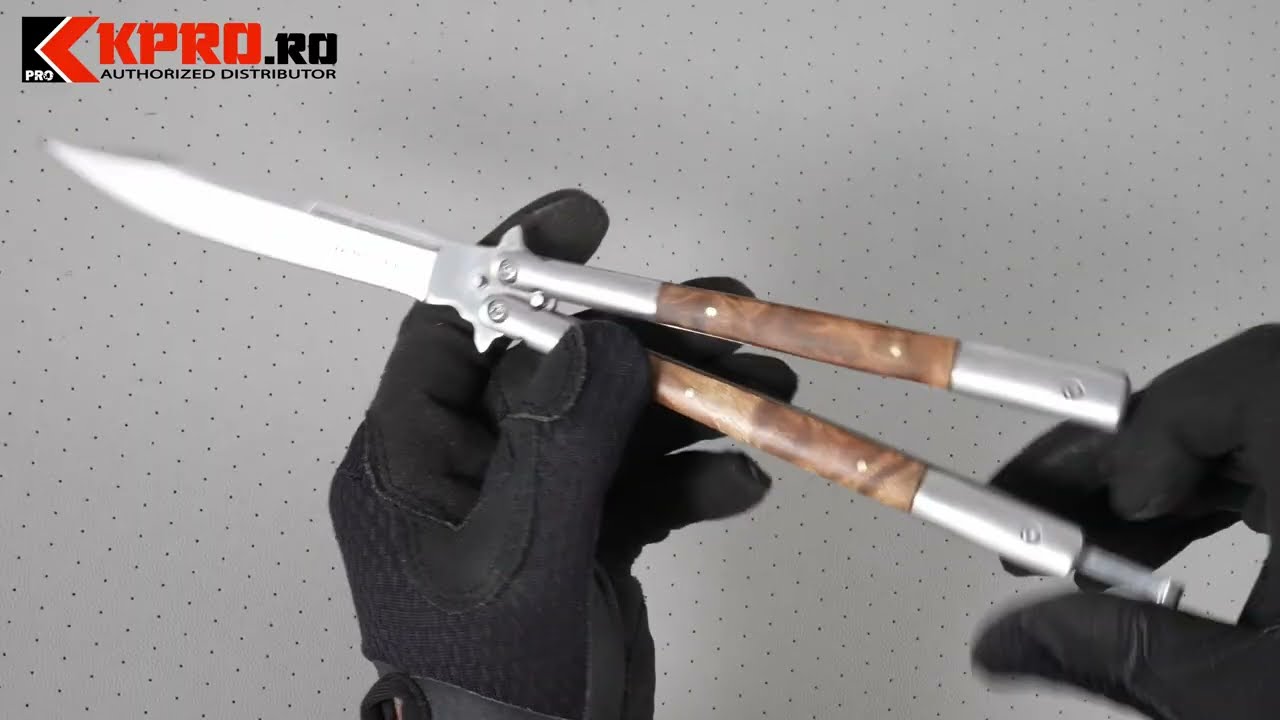 Briceag Boker Magnum Balisong Wood Large 06EX405 – Unboxing