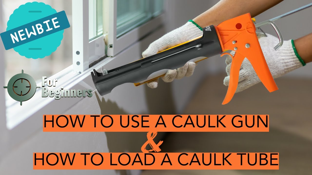 Caulking Made Easy! 🔧 How to Load & Use a Caulk Gun | DIY for Beginners |