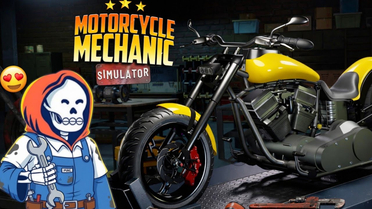 I BECOME A MOTORCYCLE MECHANIC || MOTORCYCLE MECHANIC SIMULATOR GAMEPLAY #1